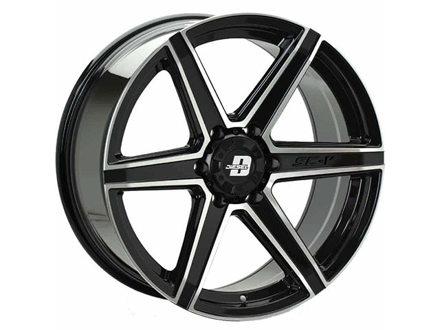 Diesel Arizona Machined Glossy Black Wheel