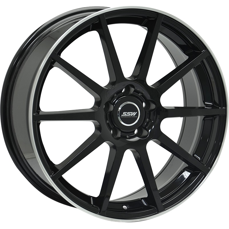 SSW Elegance Black Lip Polished Wheel
