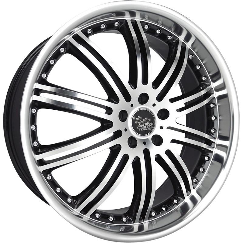 SSW Phantom Full Polish Black Wheel